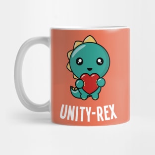 Unity Day Kind Dinosaur T-Rex Unity-Rex Anti Bullying Mug